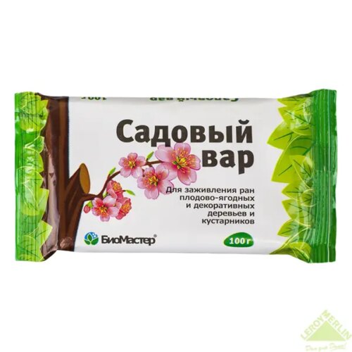 Вар садовый для заживления ран деревьев и кустарников после их обрезки или прививки «Био Мастер»