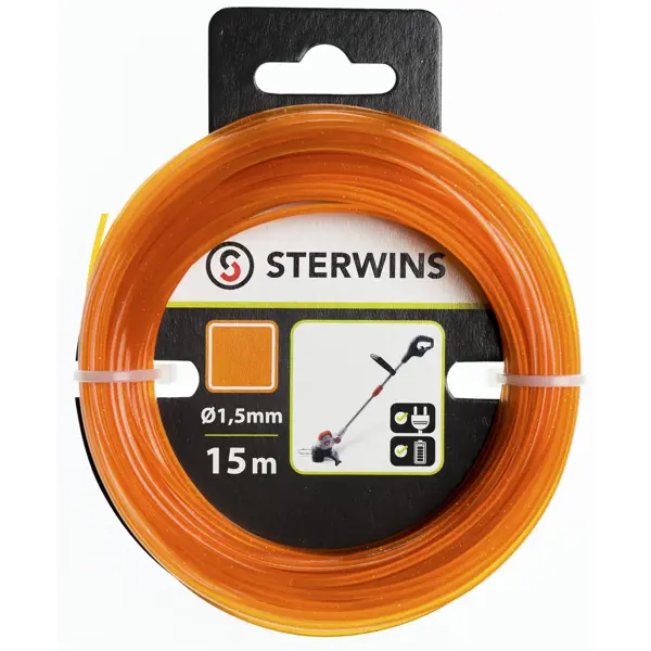 Леска для триммера Sterwins ø1.5 мм х 15 м