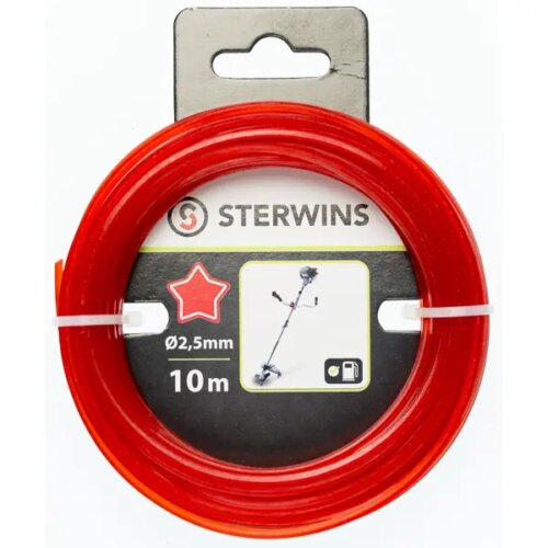 Леска для триммера Sterwins ø2.5 мм 10 м звёздочка