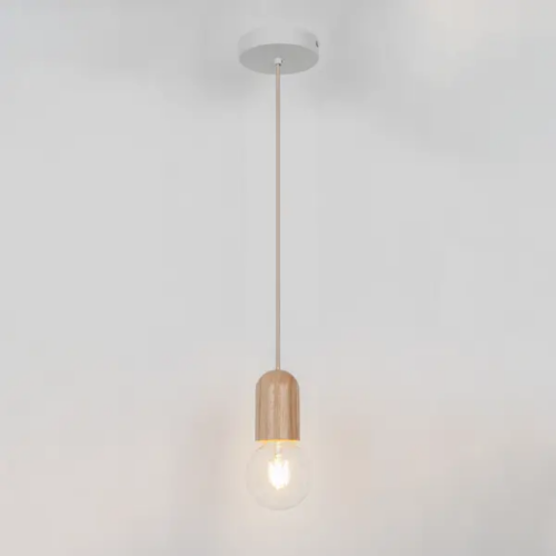 Светильник подвесной деревянный Inspire Pino E27x1