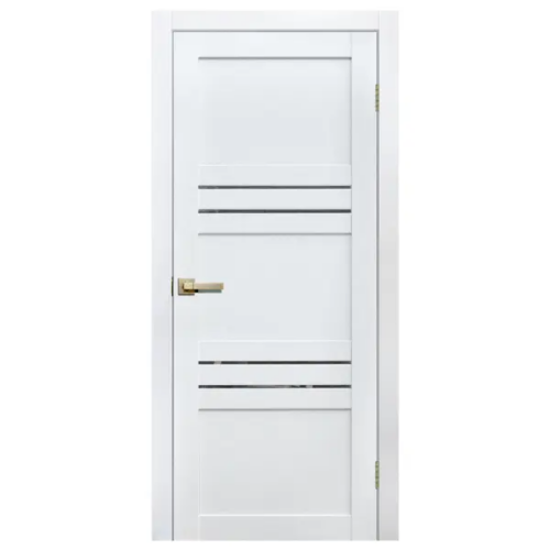 Дверь межкомнатная глухая Artens Флай 80x200 см Hardflex белый с замком и петлями