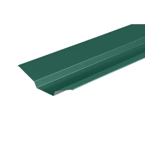 Ендова верхняя 86x80x86 мм 2 м RAL 6005 0.4 мм зеленый