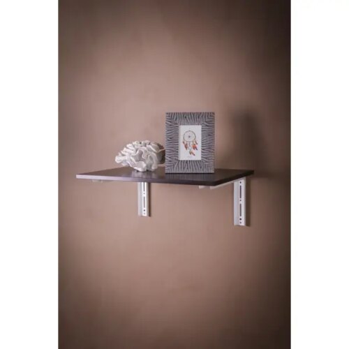 Кронштейн Larvij Modern1 21.5x35 см сталь нагрузка до 40 кг цвет белый