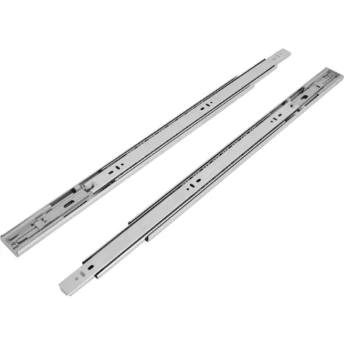 Комплект шариковых направляющих полного выдвижения EDS Chrome Y8114 с доводчиком 45/550 мм сталь