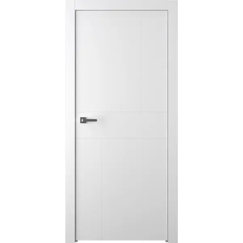 Дверь межкомнатная глухая Лацио 2 70x200 см эмаль белый без замка