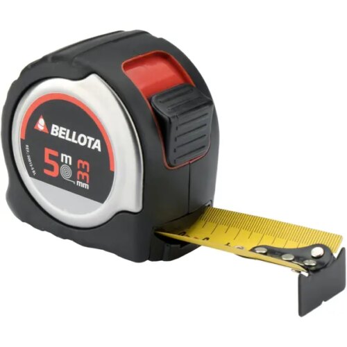 Рулетка Bellota 50013-5BL с двойным крючком 5 м x 33 мм