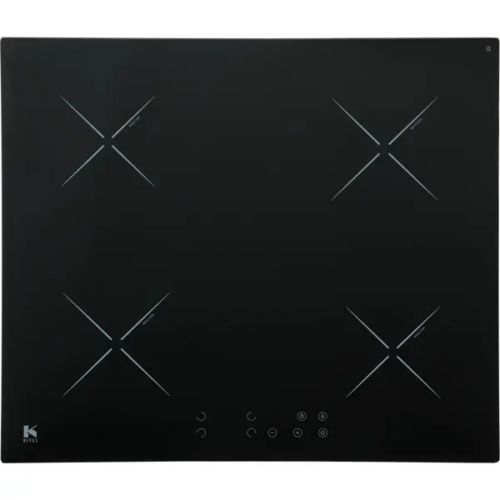 Индукционная варочная панель Kitll KHI 6001 BLACK 60 см 4 конфорки цвет чёрный