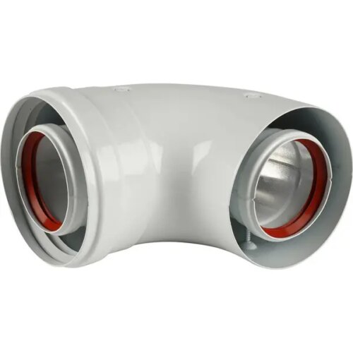 Отвод для котла Baxi KHG ø60/100 мм 90°