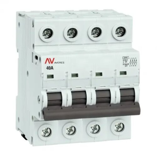Автоматический выключатель EKF Averes AV 4P N 40 А C40 6 кА