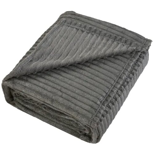 Плед Alitea 180x200 см велсофт цвет графит