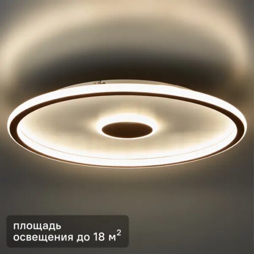 Настенно-потолочный светильник светодиодный Orbit FR5421CL-L80BR 80 Вт цвет коричневый