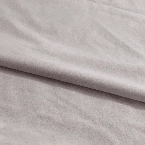 Ткань 1 м/п Velvet 280 см цвет серо-бежевый Fossil 5