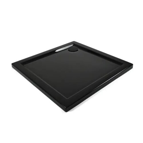 Душевой поддон Metakam Apart Black квадратный акриловый 100x100 см сифон в комплекте