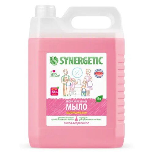 Мыло жидкое для рук Synergetic аромамагия 5л