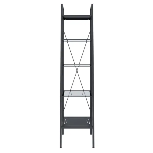 Стеллаж для ванной Konsensa Бруклин 40x35x170 см цвет черный