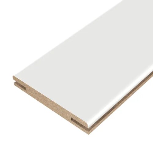 Добор дверной коробки Лион телескопический 2150x200x10 мм Hardflex ламинация цвет белый жемчуг